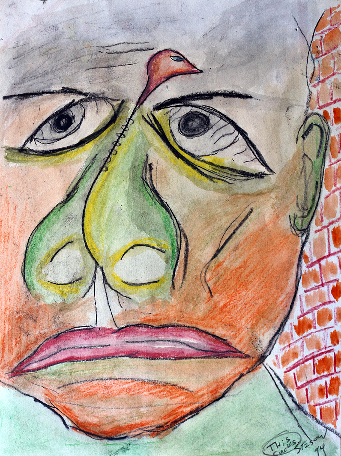 sad face by Matt Sesow, 1994