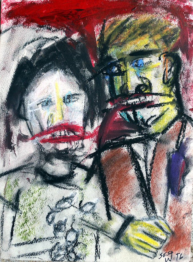 bride and groom by Matt Sesow, 1996
