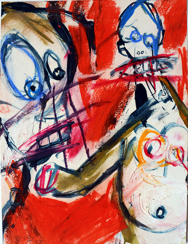 the artist_s qualifications by Matt Sesow, 1997