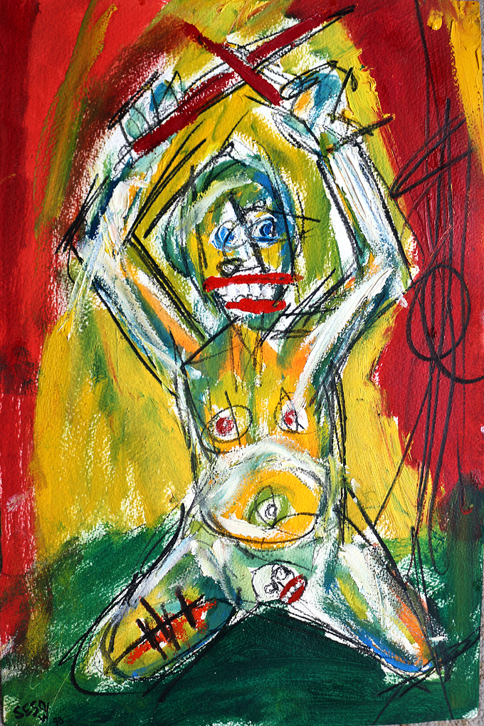 kabuki dancer by Matt Sesow, 1998