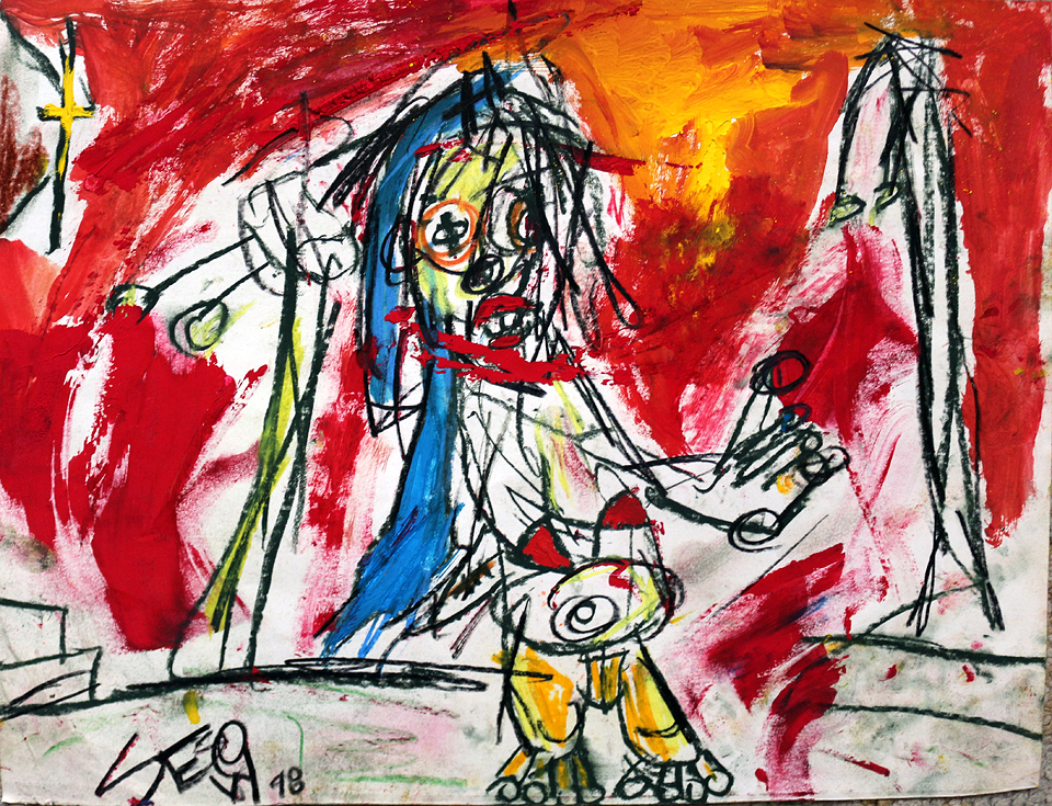 naked sister by Matt Sesow, 1998