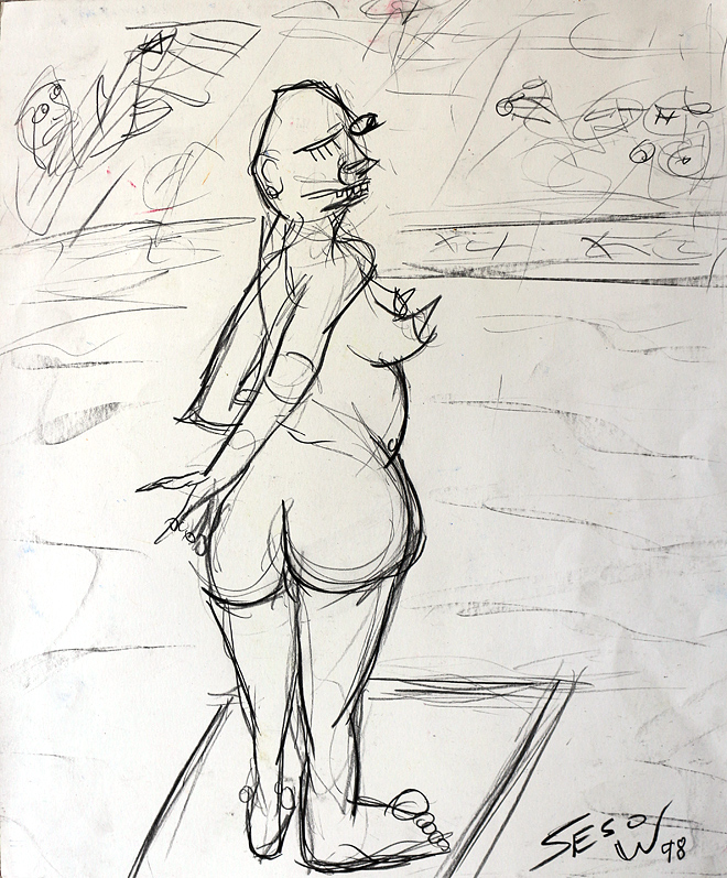 taking the plunge by Matt Sesow, 1998