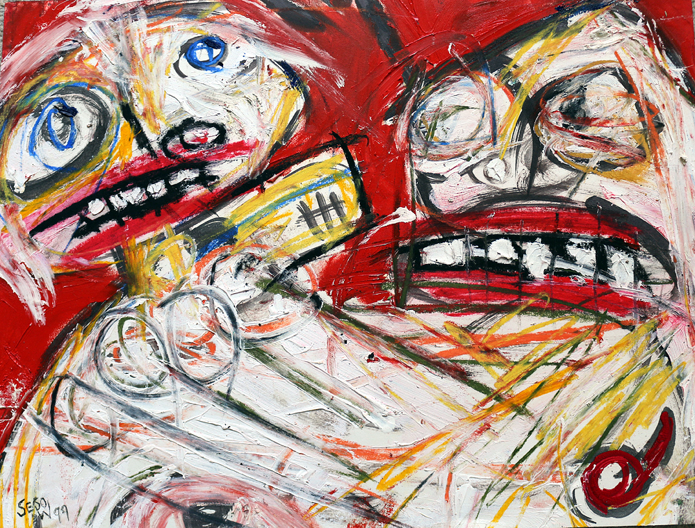 hell on coral by Matt Sesow, 1999