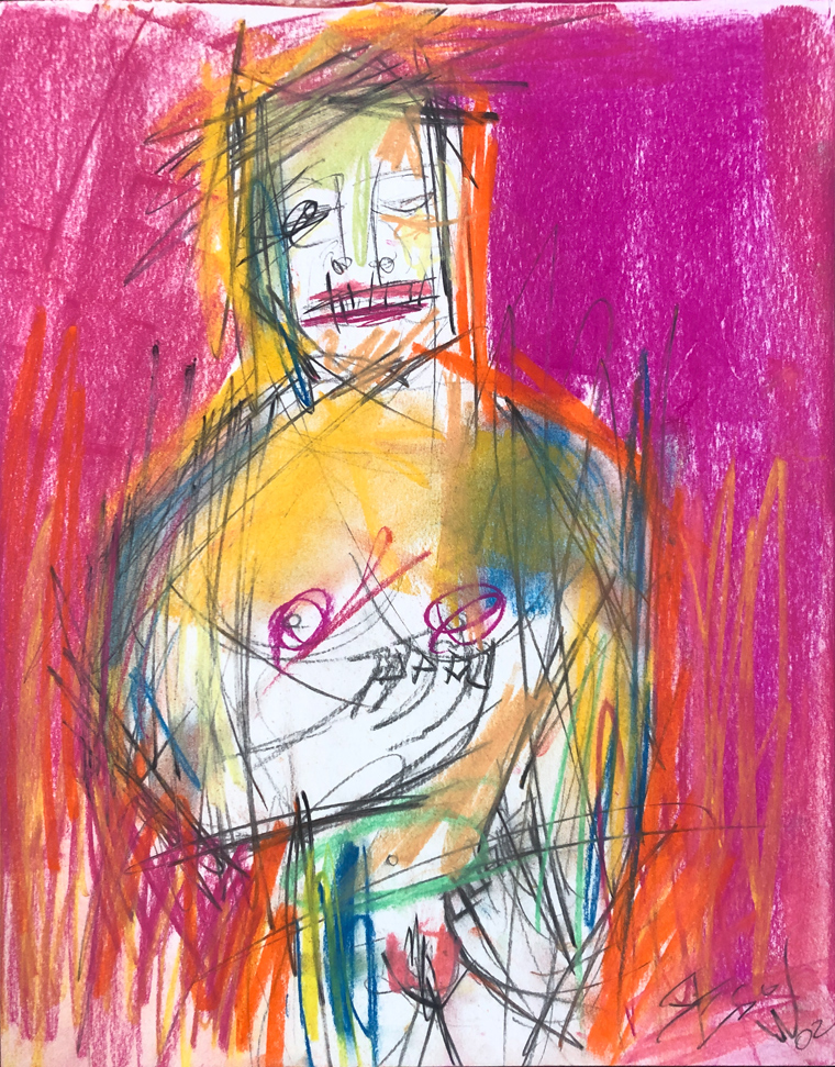 self, as nude woman by Matt Sesow, 2002