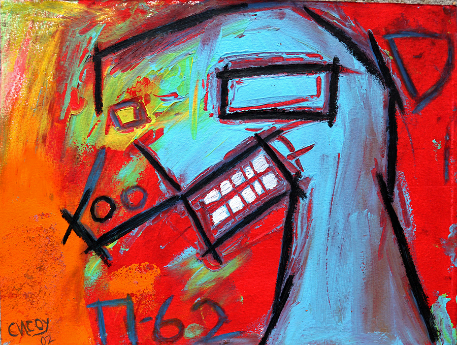 soldier in bulgaria by Matt Sesow, 2002