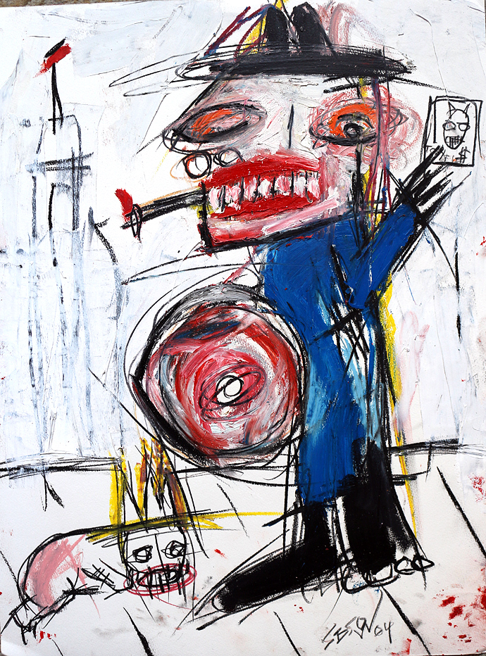 New York City art dealer by Matt Sesow, 2004