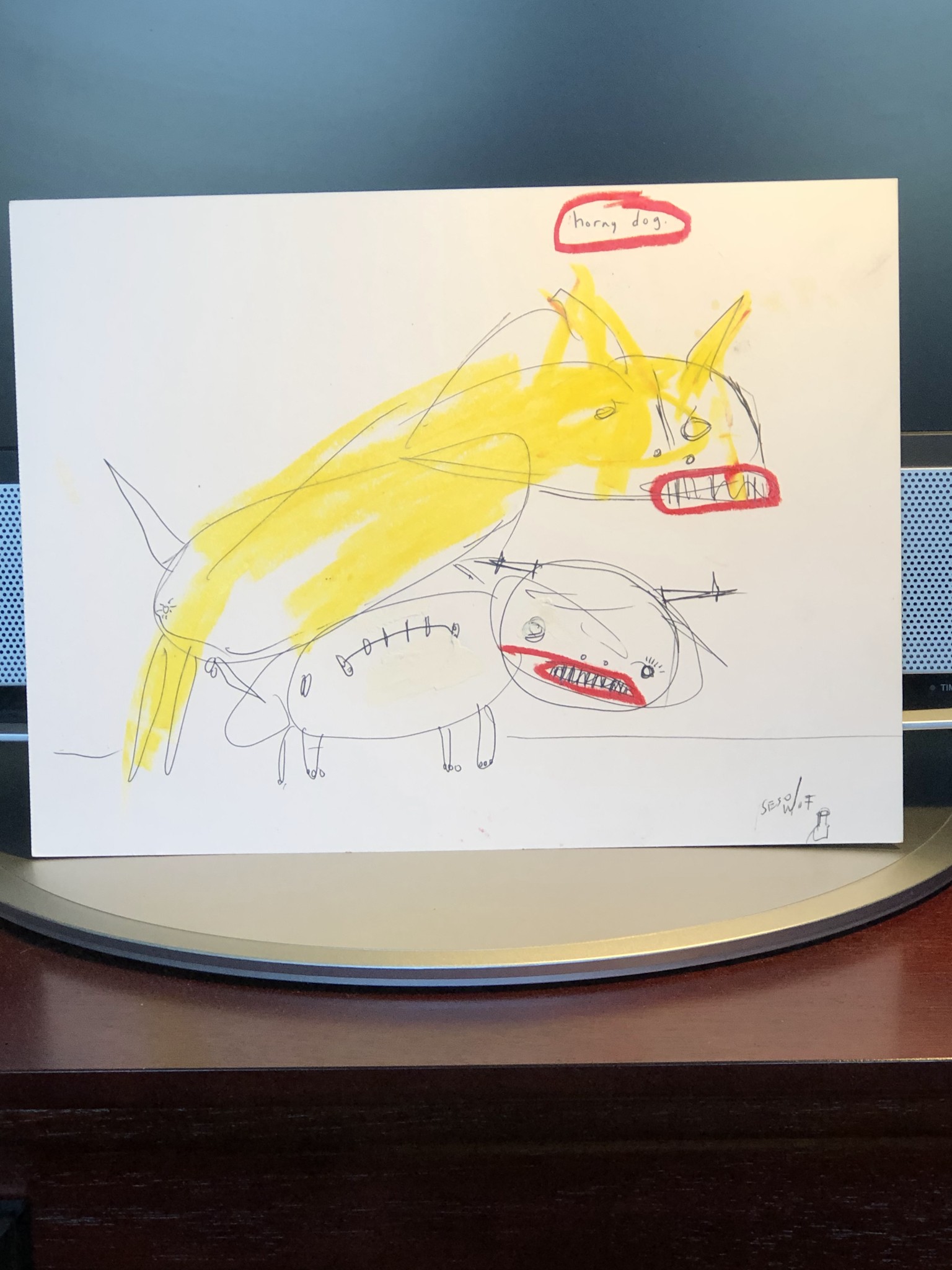 Horny Dog by Matt Sesow, 2007