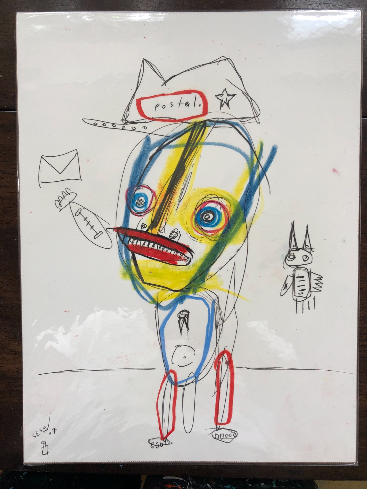 postal (from _bukowski undigested_) by Matt Sesow, 2007