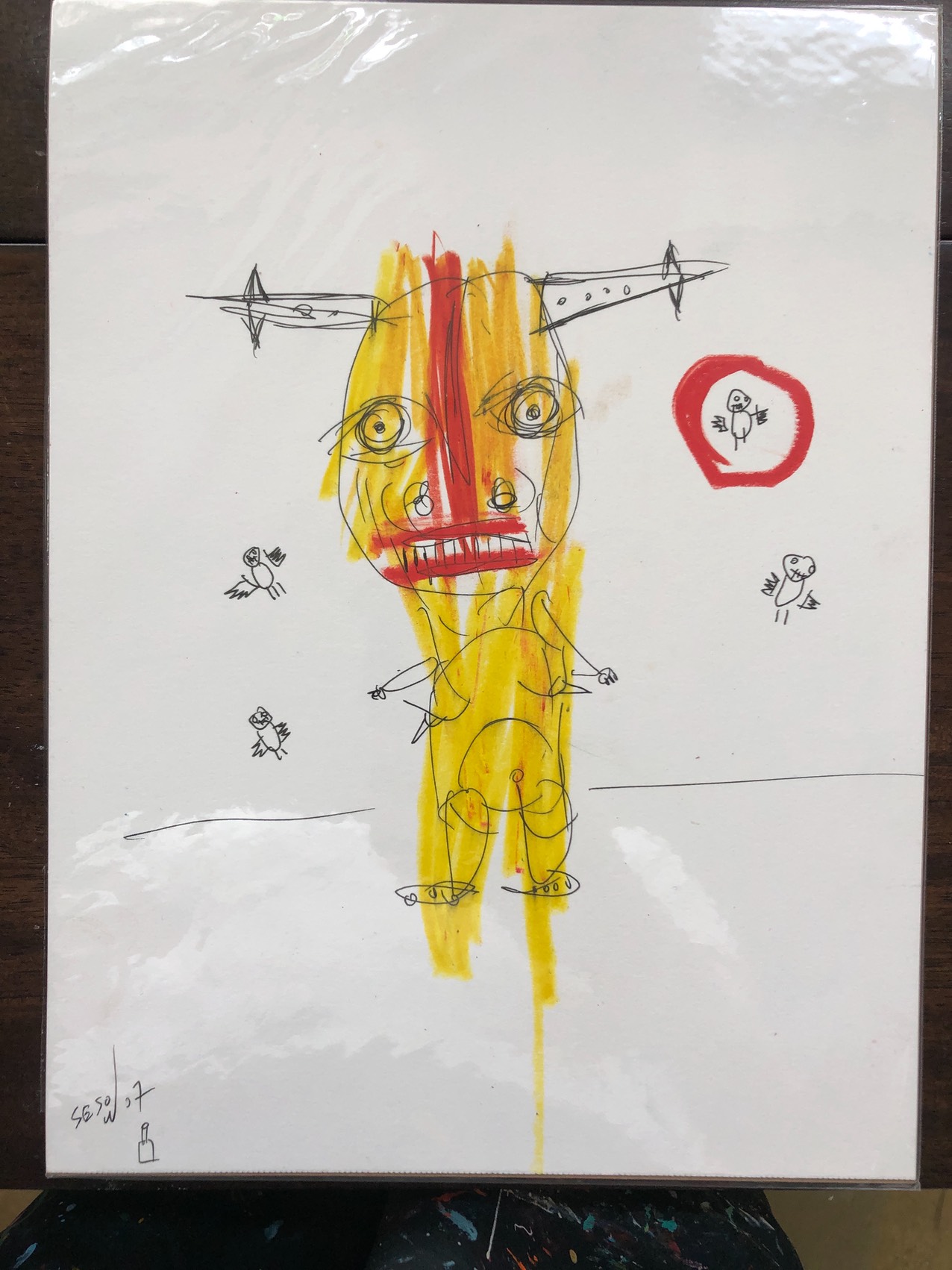 scar (from _bukowski undigested_) by Matt Sesow, 2007