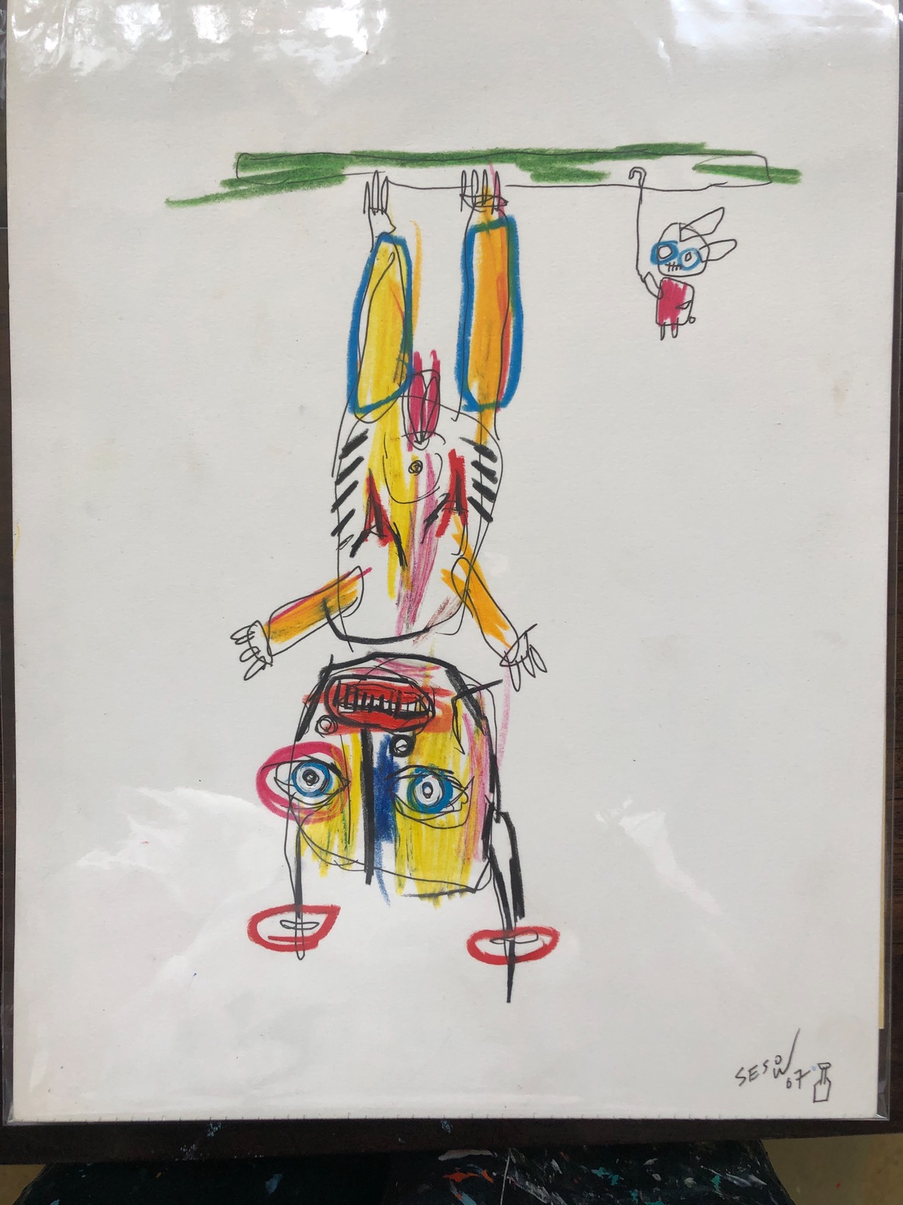 wide awake (from _bukowski undigested_) by Matt Sesow, 2007