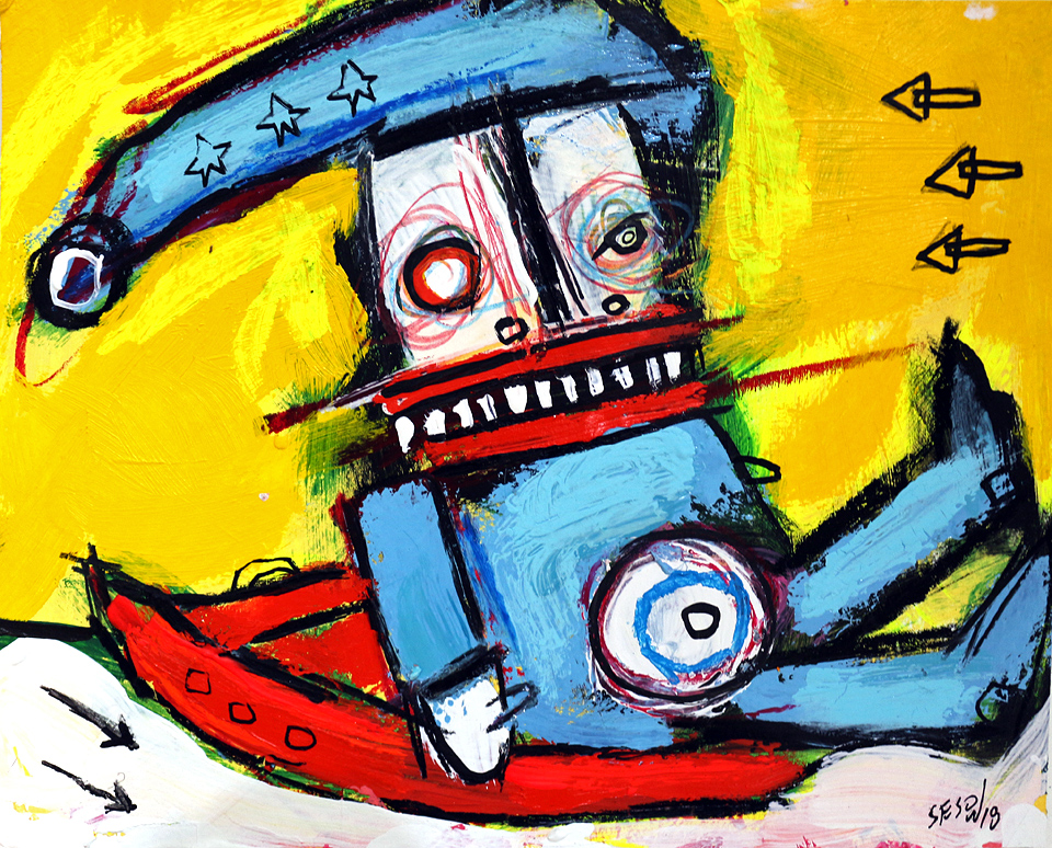 sledding by Matt Sesow, 2018