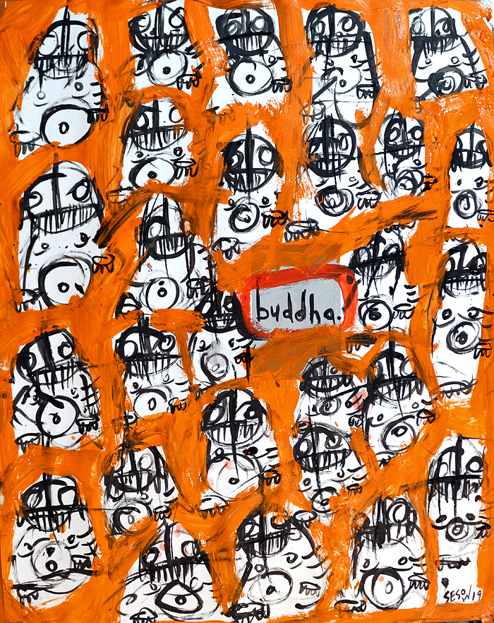 buddha by Matt Sesow, 2019