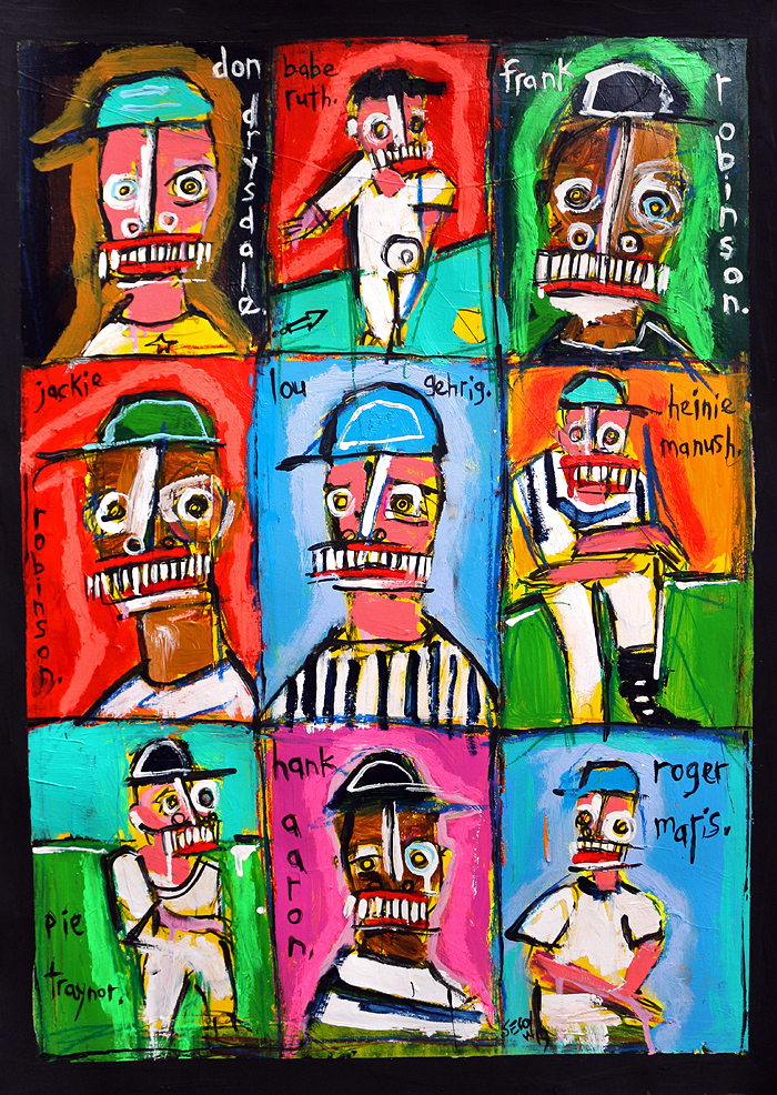 legends of baseball by Matt Sesow, 2019