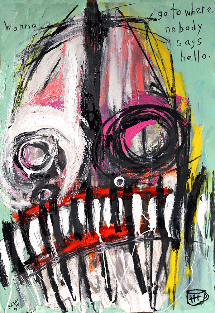 wanna go to where nobody says hello by Matt Sesow, 2019