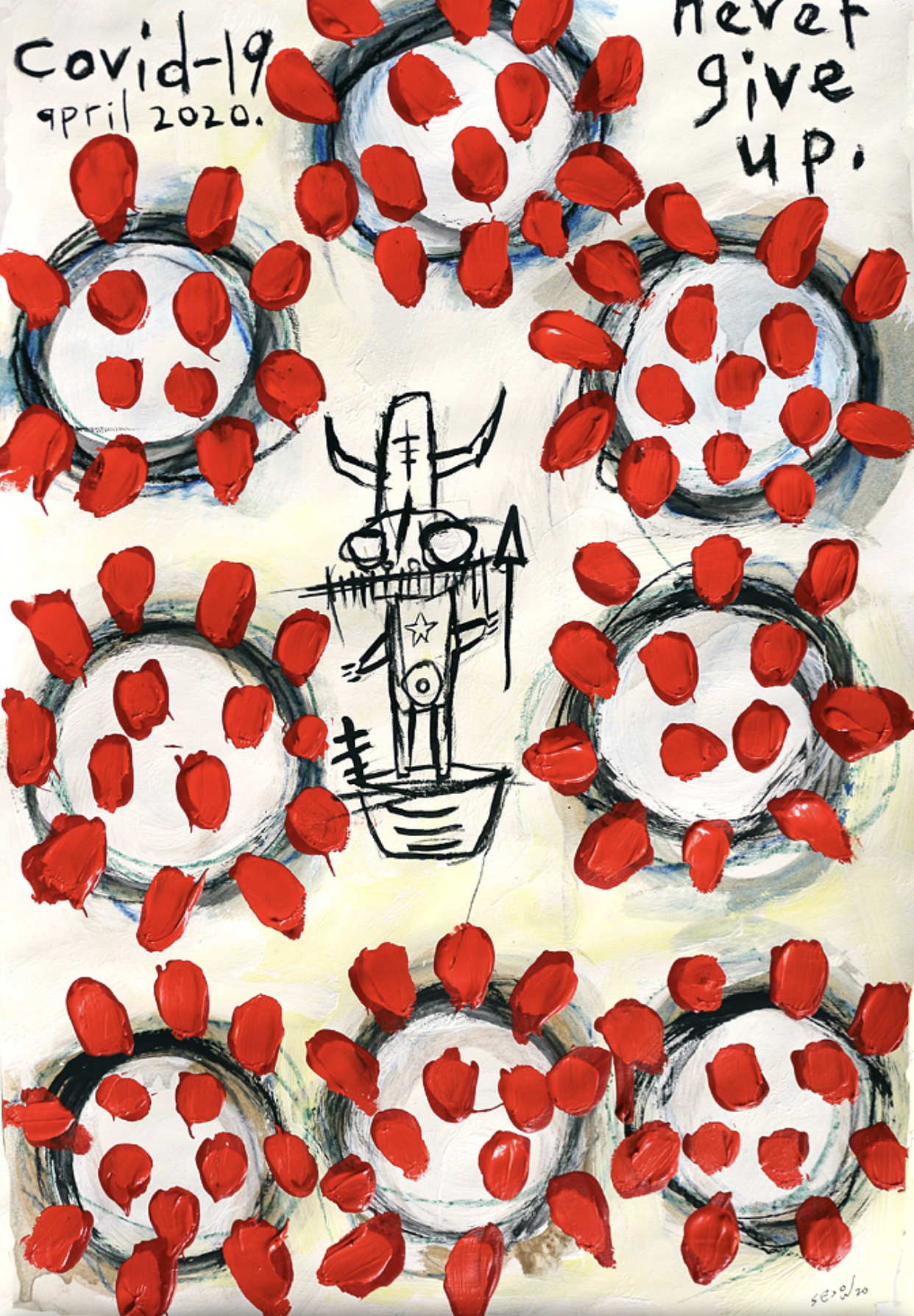 never give up by Matt Sesow, 2020