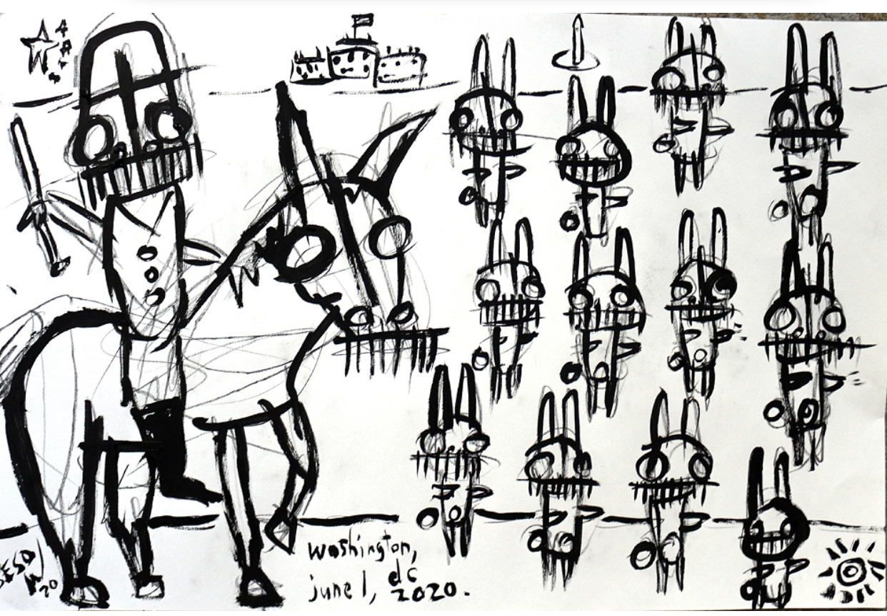 peaceful protest by Matt Sesow, 2020