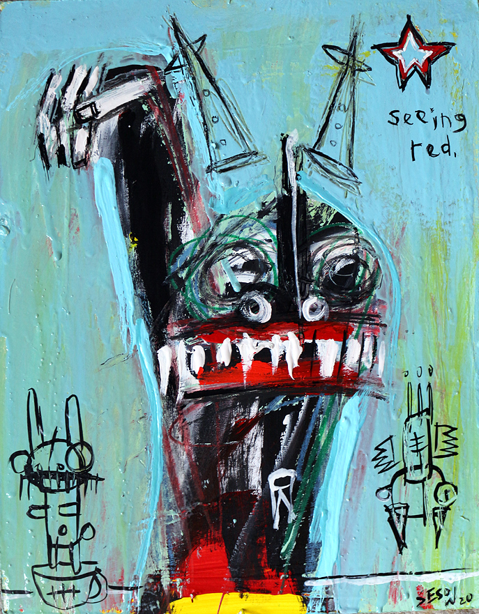 seeing red by Matt Sesow, 2020