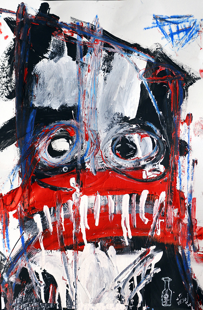 trauma, with cup by Matt Sesow, 2020