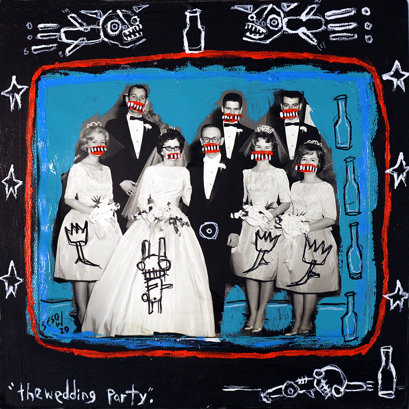 wedding party by Matt Sesow, 2020