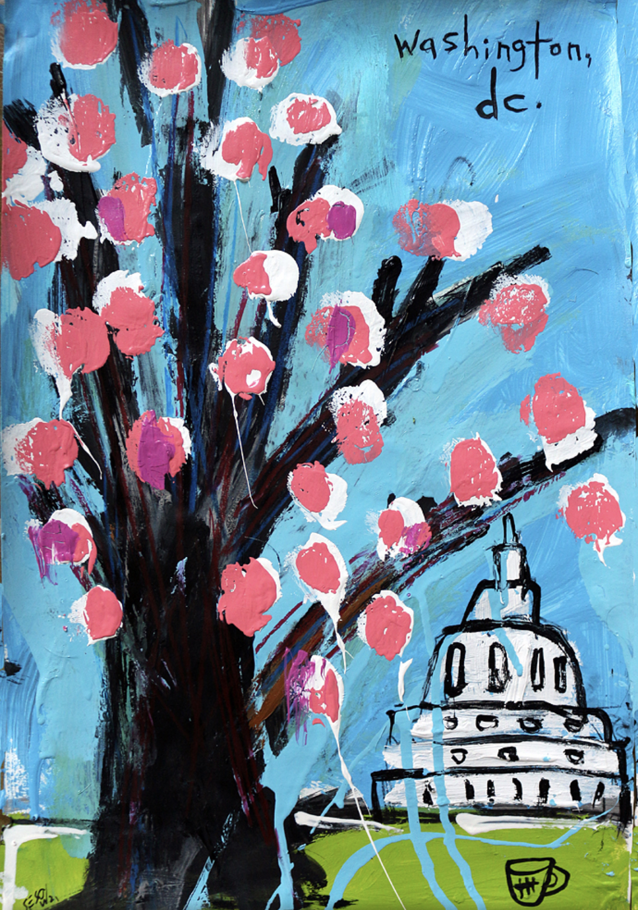 DC Cherry Blossoms by Matt Sesow, 2021