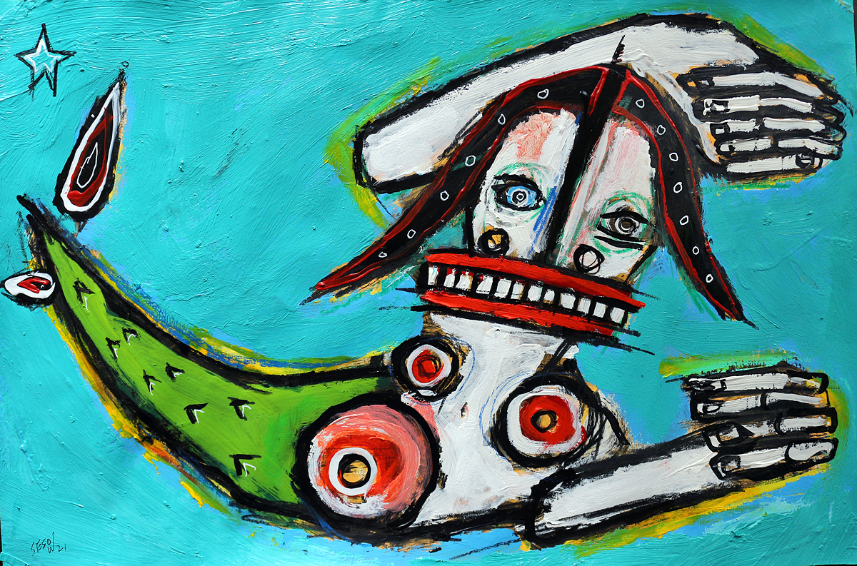 mermaid (4) by Matt Sesow, 2021