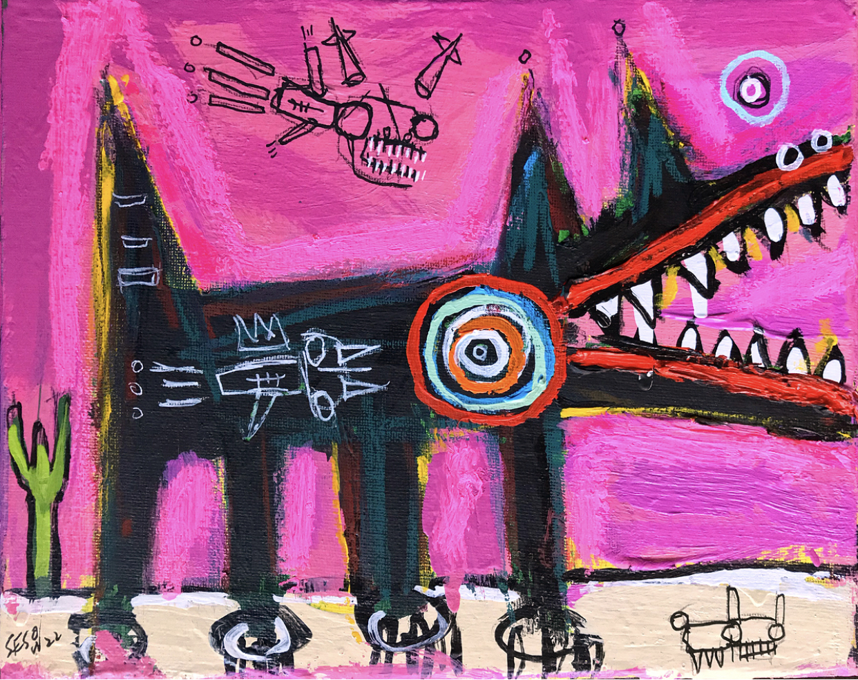 Dog in the Desert by Matt Sesow, 2022