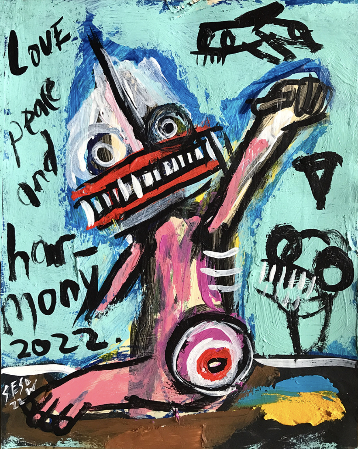 Peace, Love and Harmony by Matt Sesow, 2022