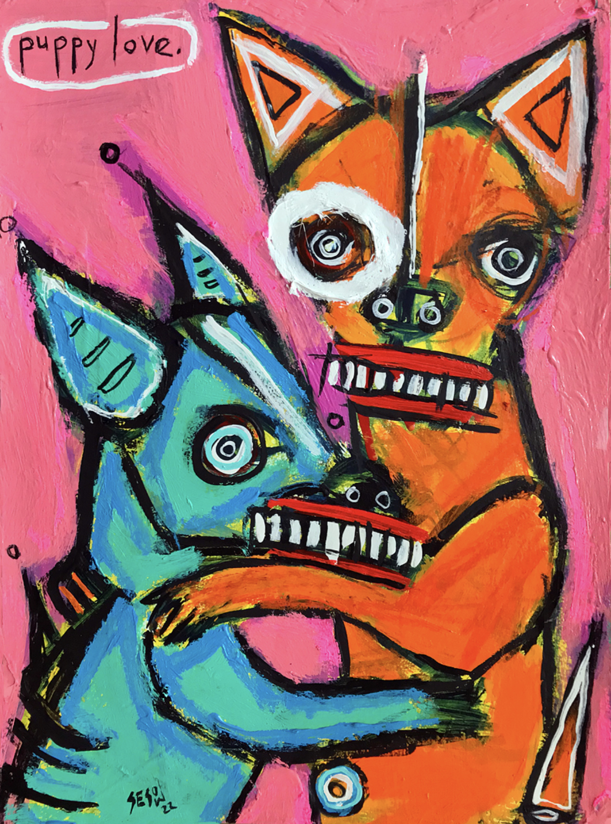 puppy love by Matt Sesow, 2022