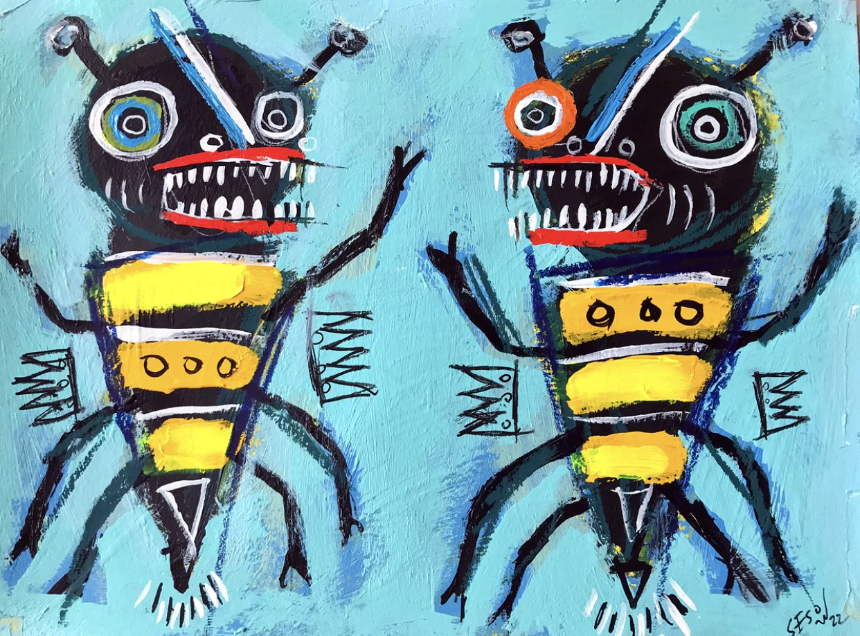 the bees by Matt Sesow, 2022