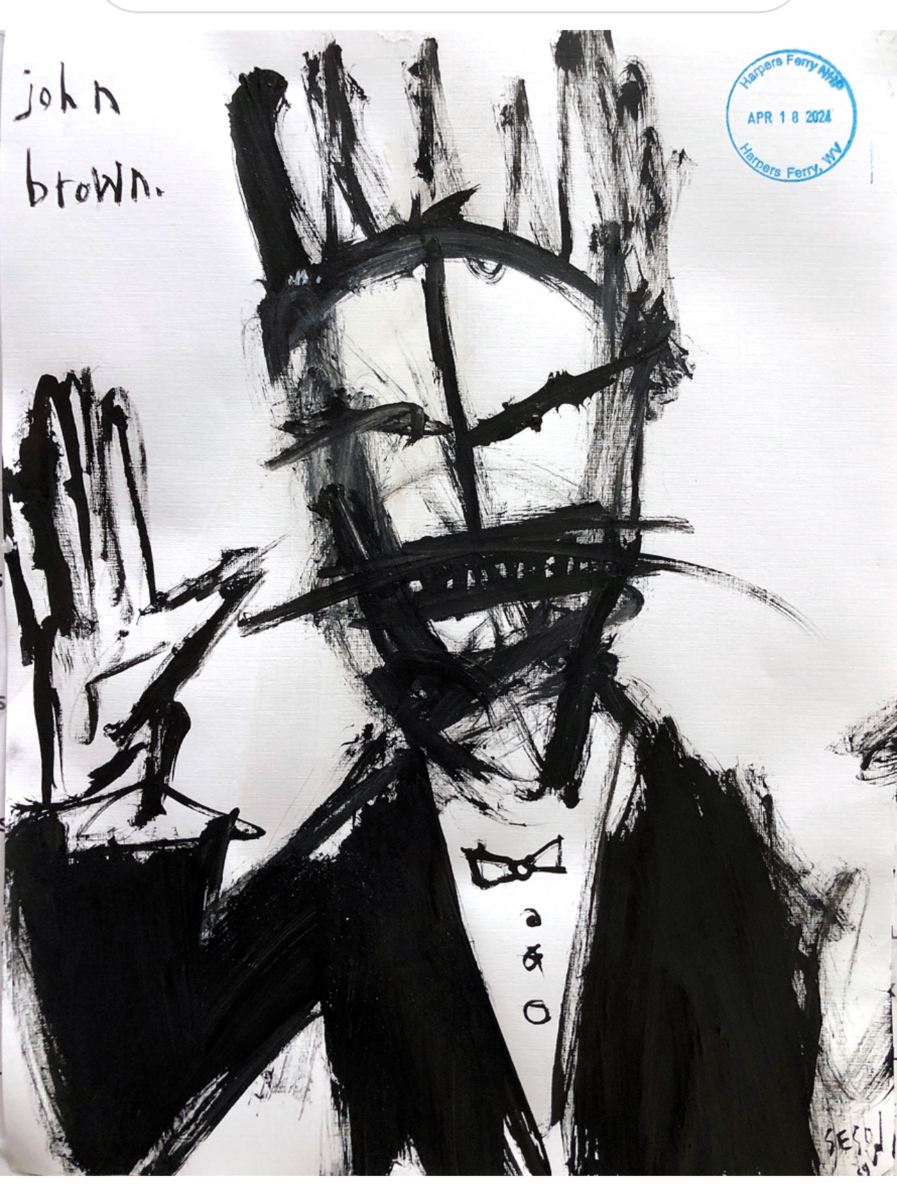 john brown (oath) by Matt Sesow, 2024