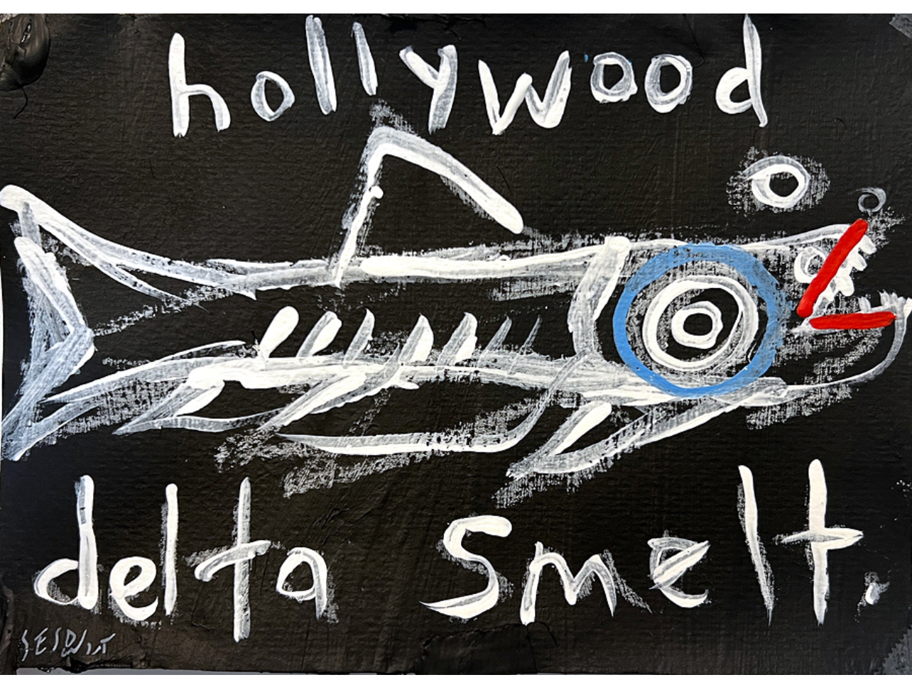 hollywood delta smelt by Matt Sesow, 2025